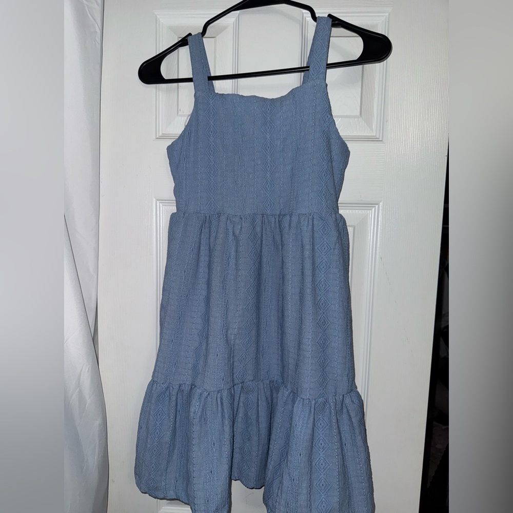 Btween Light Blue Casual Kids Dress